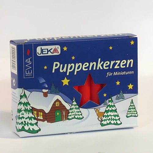 Ewa puppenkerzen rot - rot, 20