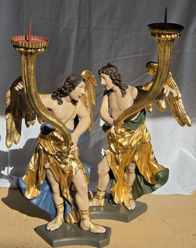 Barockes engelpaar mit - barockes,